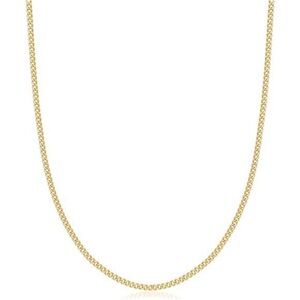 18K Gold Plated Curb/Cuban Link Gold Chain Necklace